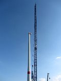WEA Portenhagen-Luethorst 2014-06-12 - 05  Fertiger Turm mit Gondel